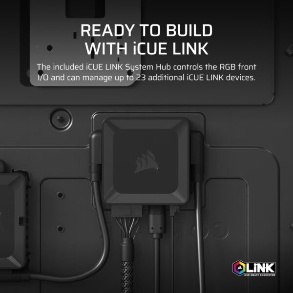 CORSAIR iCUE LINK 9000D AIRFLOW (Black/White) Super-Tower Case