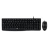 ACER EAK040 Wired Keyboard & Mouse Kit – English Version, Silent 3M Keypress, Anti-Skid Design, 1200 DPI, Durable UV Keycap Black / White