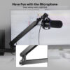 Maono BA92 Microphone Suspension Boom Arm Stand (1 yrs Limited Hardware Warranty)