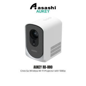 Aukey RD-880 Cinex Go Wireless Wi-Fi Projector with 1080p Resolution Support Screen Mirroring