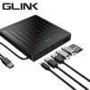 Glink 8in1 Fast Speed USB3.0 External DVD Drive Burner/ Writer