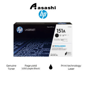 HP 151A Black LaserJet Toner Cartridge W1510A