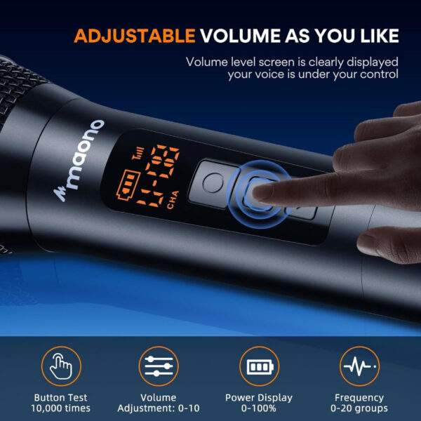 Maono WM7601 A1 Wireless Dynamic Mic (One to One) (1 yrs Limited Hardware Warranty)