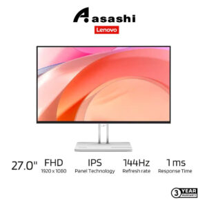d58313d2647e114af0f61897f9db879e.jpeg Lenovo L27-4C 27" IPS 144Hz 1ms Monitor (VGA/2*HDMI/Speaker) Free-Sync-3 Yr