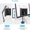 Maono AU-MIS33 3 Panel Microphone Shield for Panel Sound Absorbing Vocal Recording Dimension: 33*21*4.5CMFoam Thickness: 4CM