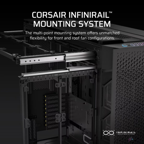 CORSAIR iCUE LINK 9000D AIRFLOW (Black/White) Super-Tower Case