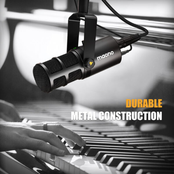 Maono PD400X USB/ XLR Professional Dynamic Microphone (1 yrs Limited Hardware Warranty)