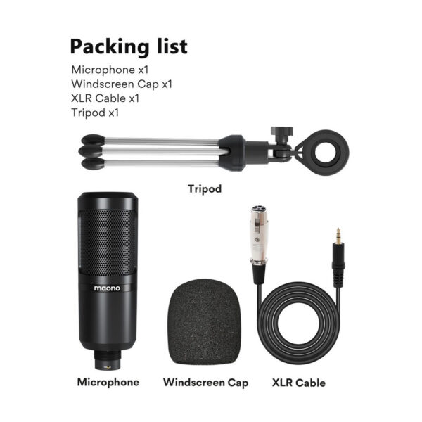 Maono AU-PM360TR 3.5mm Jack Microphone (1 yrs Limited Hardware Warranty)
