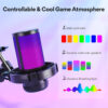 Maono DGM20S Gamerwave Condenser USB Gaming RGB Microphone with BA20 Arm - Black (1Year)