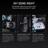 f80f3b06bcade3aacf5454931939a84f.jpeg CORSAIR FRAME 4500X LX-R RGB LINK (Black/White) Panoramic Glass Mid-Tower PC Case (LX120R x3)