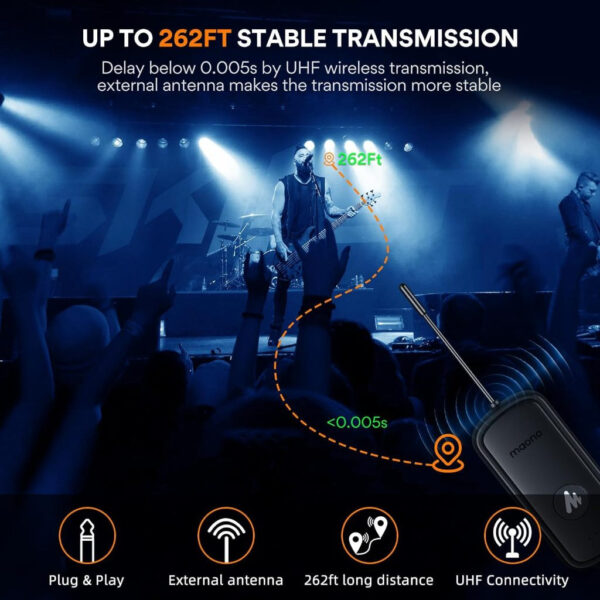 Maono WM7601 A1 Wireless Dynamic Mic (One to One) (1 yrs Limited Hardware Warranty)