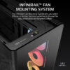 fe9d52dd635b8c4214fa56b845305a96.jpeg CORSAIR FRAME 4500X LX-R RGB LINK (Black/White) Panoramic Glass Mid-Tower PC Case (LX120R x3)