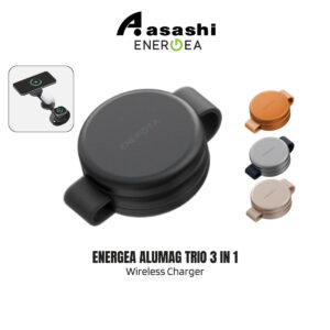 45480c3b0fbbdc48a4460f637824edfb.jpeg Energea AluMag Trio 3 in 1 Foldable Qi2 Aluminium Wireless Charger - Gunmetal/Gold/Blue/Orange