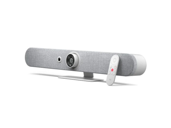 af594dbf975e2ae06f4891ac1d782d1f.jpeg Logitech Rally Bar Mini - White (960-001352) + Logitech TAP with Cat5e Kit 939-001950