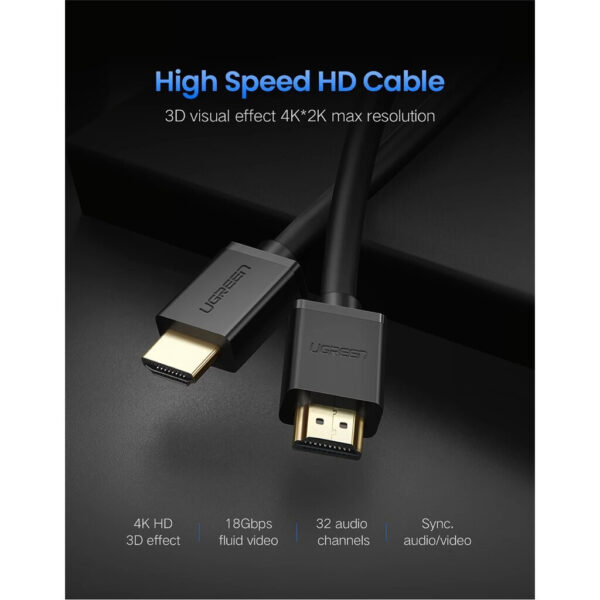 UGREEN HDMI CABLE VER 2.0 4K@60HZ
