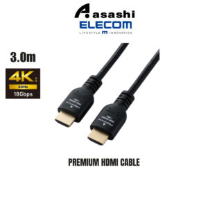 d6445e2e500dba66918a2722edcb9677.jpeg Elecom Premium HDMI Cable, 3.0m - Black