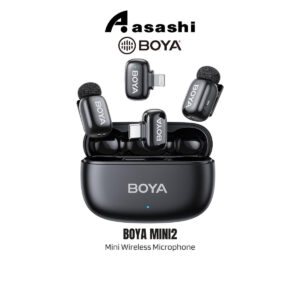BOYA MINI2-01 Mini Wireless Microphone with AI Noise Cancellation / MINI2-02 / MINI2-04