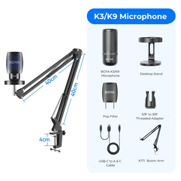 BOYA K171 Microphone Arm for K3/K9