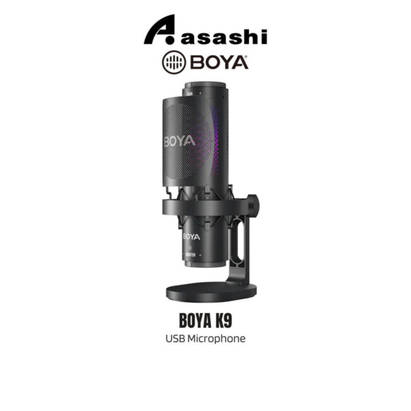 BOYA K9 Vibrant Lighting Condenser USB Microphone