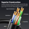 Datronic CAT6 LAN Cable Ethernet High Speed RJ45 Gigabit 1Gbps Gold Plate Network Cable