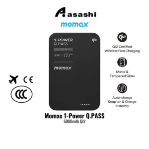 7d82fc07b39fd219f73b2cd28d6f4320.jpeg (3C Certified) Momax 1-Power Q.PASS 5000mAh Qi2 Magnetic Wireless Battery Pack