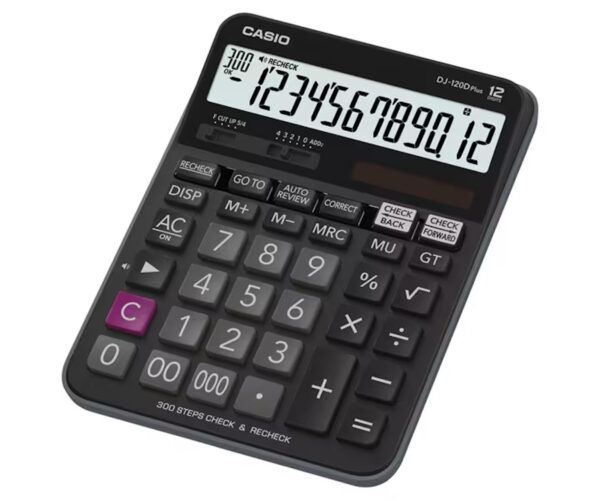 7f26f7efe07a0306ac2cc6ef7b1bbb71.jpeg Casio DJ-120D PLUS Desktop Type Check Calculator