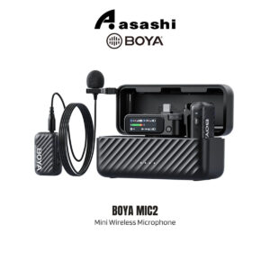 BOYA MIC2-01 AI-Powered Mini Wireless Microphone 2TX+1RX+1CC+2 Lavalier Mic / BOYA MIC2-02 / BOYA MIC2-03