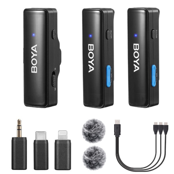 BOYA LINK A2 All-in-one Design Wireless Microphone System