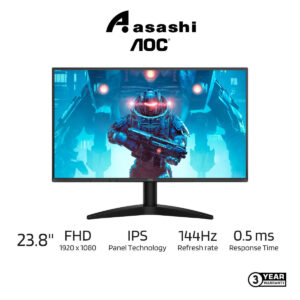 c37b5f8963ecd33ed239be0019016f36.jpeg AOC 24B36X 23.8" 144Hz 0.5ms MPRT IPS Monitor (HDMI x1, DP x1)