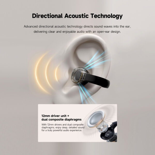 Edifier Comfo C Open-ear Wireless Sport Earbuds with ConneX Customization App