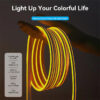 Vention Silicone Neon LED Strip Lights with IR Remote and USB 5V Power Supply