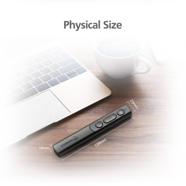 Micropack Green Laser Wireless Presentation Clicker WPM-09G