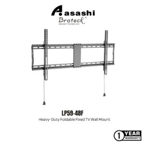 48087f26415d13214c8ecd32257e4cbe.jpeg Brateck LP59-48F - 43" - 90" Heavy-Duty Foldable Fixed TV Wall Mount