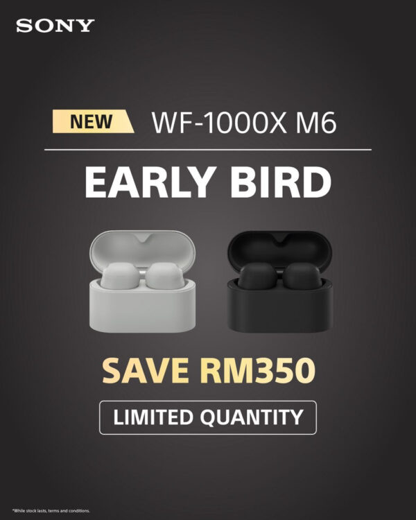 4de7cd94fbc7356d522c6b101be828f5.jpeg Sony WF-1000XM6 Wireless Noise Cancelling Earphone - Silver/Black