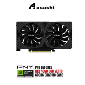 6b2142e01acf2860cc00a7f79cd30b8b.jpeg PNY GeForce RTX 4060 8GB VERTO Dual Fan DLSS 3 8GB GDDR6 GRAPHIC CARD