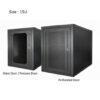 Gv GrowV 15u Standard 19" X 500mm Depth Wall Mount Rack (Glass Door / Perspex Door)