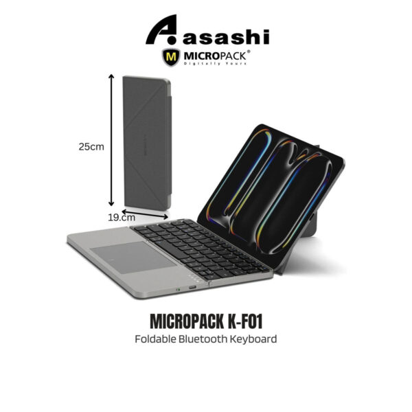 Micropack Bluetooth Rechargeable Wireless Foldable Keyboard K-F01