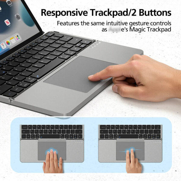 Micropack Bluetooth Rechargeable Wireless Foldable Keyboard K-F01
