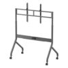 Brateck TTF19H-612FW Slim-Lift Manual Height Adjustable Heavy-Duty TV Cart