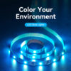 Vention RGB FPC LED Strip Lights with IR remote and USB 5V Power Supply White Reel