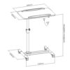 Brateck Projector Trolley TS-7