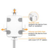 Brateck PAD33-03 Universal Anti-Theft Tablet Countertop Kiosk