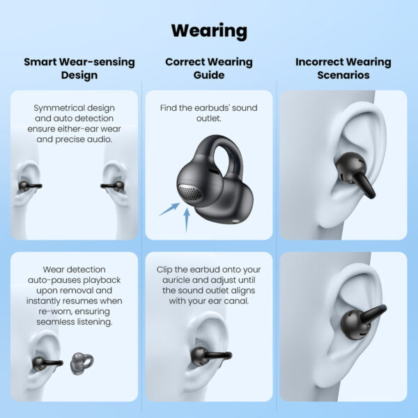 Edifier COMFO Q Open-Ear True Wireless Sports Earbuds IP56 Waterproof | ENC | EDIFIER ConneX App