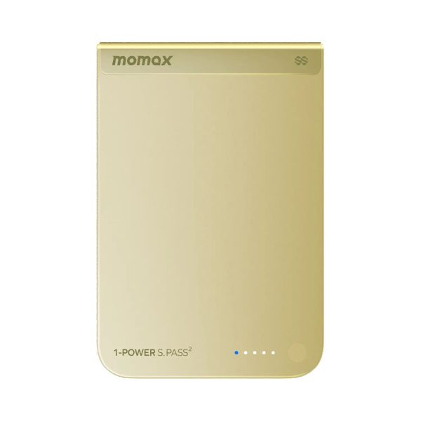(3C Certified-QR) Momax 1-Power S.Pass2 10000mAh Magnetic Wireless Battery Pack [SEMI SOLID STATE BATTERY]