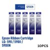Epson Ink Ribbon LQ-590 ( 10PCS /Pack ) / 590II / 590IIN S015589 (17m)