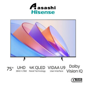 30ceae47cba3d0599e3e257c9966c159.jpeg Hisense 75A7Q 75" QLED 4K UHD Smart TV (3840×2160) VIDAA U9 with Dolby Vision IQ & Atmos | A7Q series