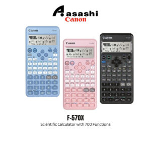 39544da01067044f8cd3a05cb47fab7f.jpeg Canon F-570X Scientific Calculator with 700 Functions Black Blue Pink