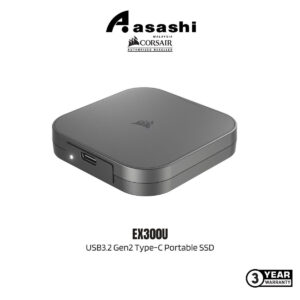 3b3e66e0a78062b82b32d1a2956c1e16.jpeg Corsair EX300U 1TB/2TB/4TB USB3.2 Gen2 Type-C Portable SSD