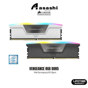 42e9f70d4f2c857c3436d3bc892375a8.jpeg Corsair Vengeance RGB (Intel) DDR5 6000MHz / 6400MHz / CL32 / CL36 / CL38 XMP Support Performance PC Ram