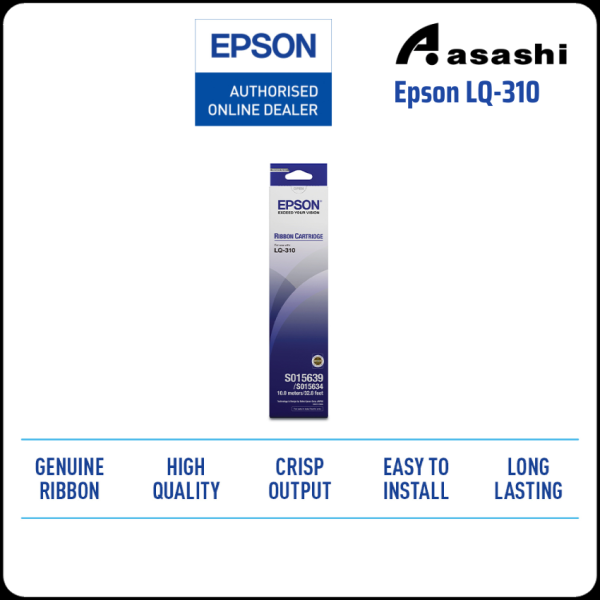 Epson Ink Ribbon LQ-310 S015639 2/3/5pcs S015639